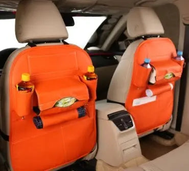 Car supplies storage box car storage bag box car seat storage leather storage bag box Park it