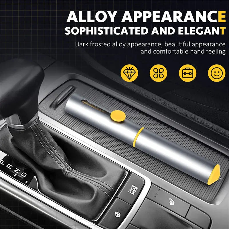 Multifunctional Car Cleaning Kit Car Detailing Brush Window Breaker Tire Cleaning Hook Cleaner Air Vent Cleaning Tools Car Accessories Park it