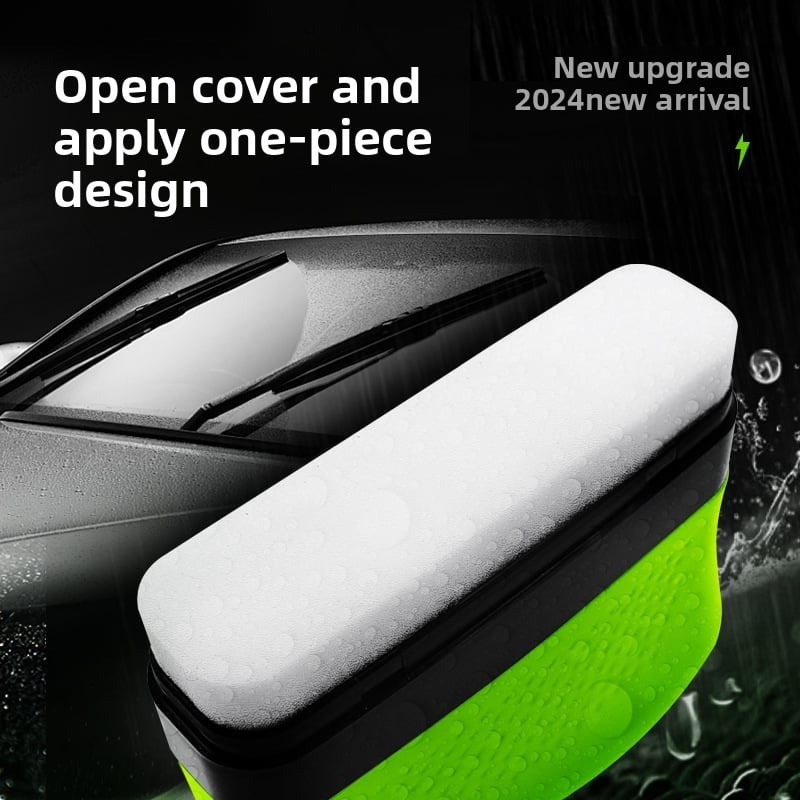 Automobile glass oil film cleaner