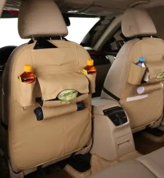 Car supplies storage box car storage bag box car seat storage leather storage bag box Park it