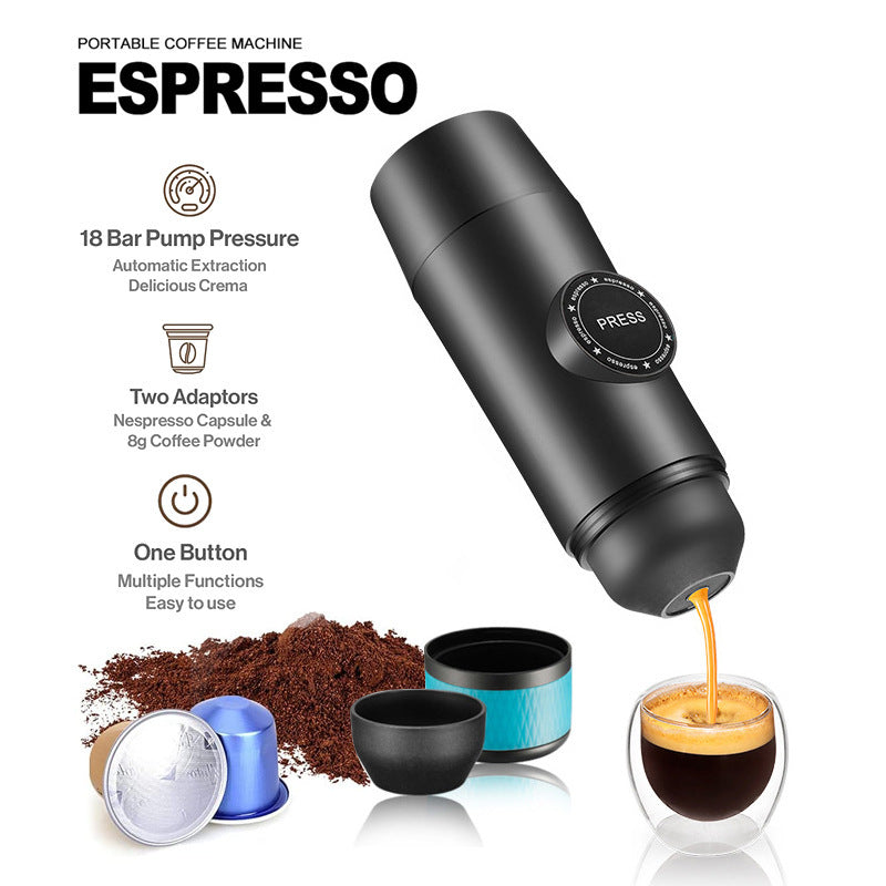 Portable Automatic Capsule Coffee Machine