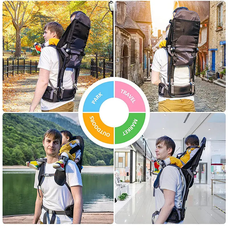 Children's Saddle Shoulder Seat Baby Travel Park it