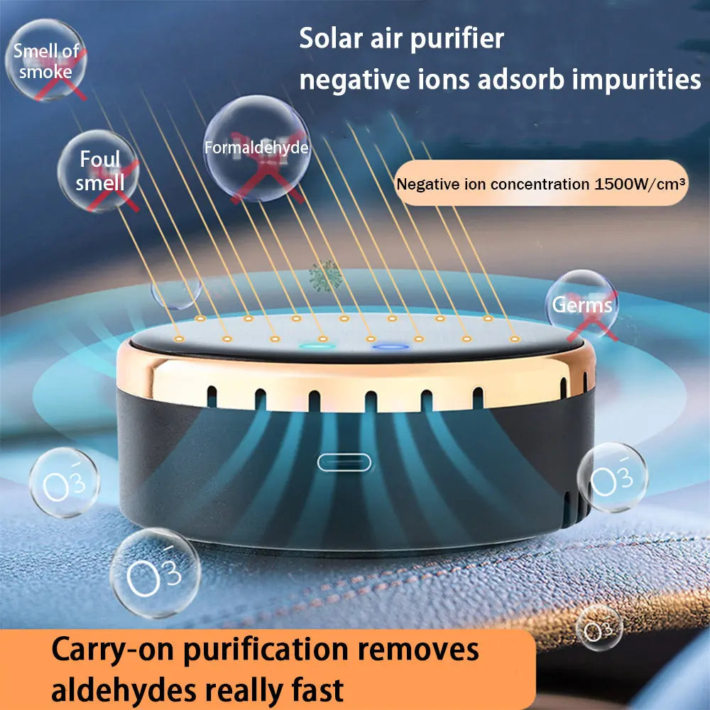 Car Mounted Solar Air Humidifier Park it