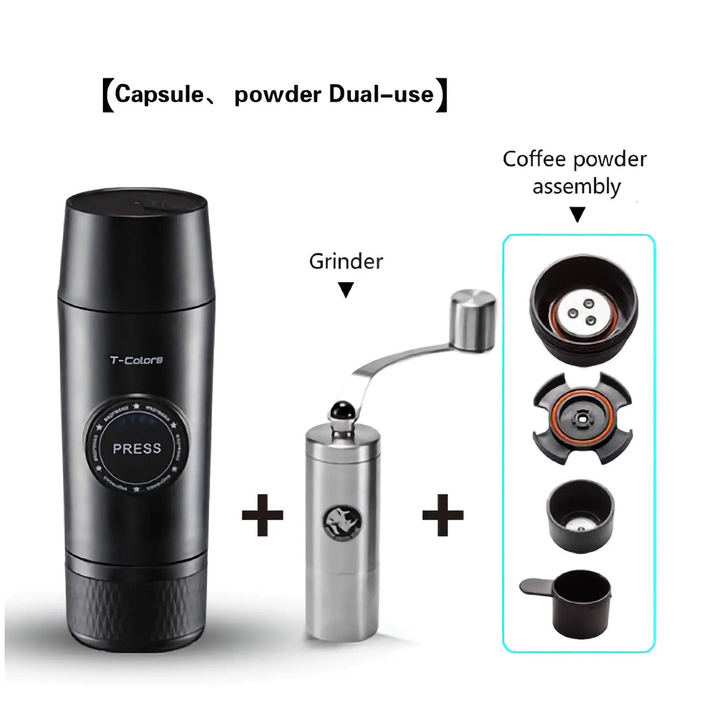 Mini Espresso Coffee Maker Portable Rechargeable  Mech Park It