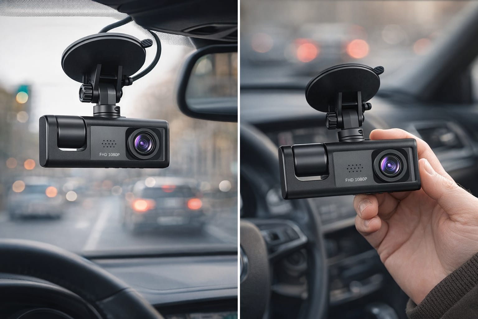 Dual Record Dash Cam FHD 1080P