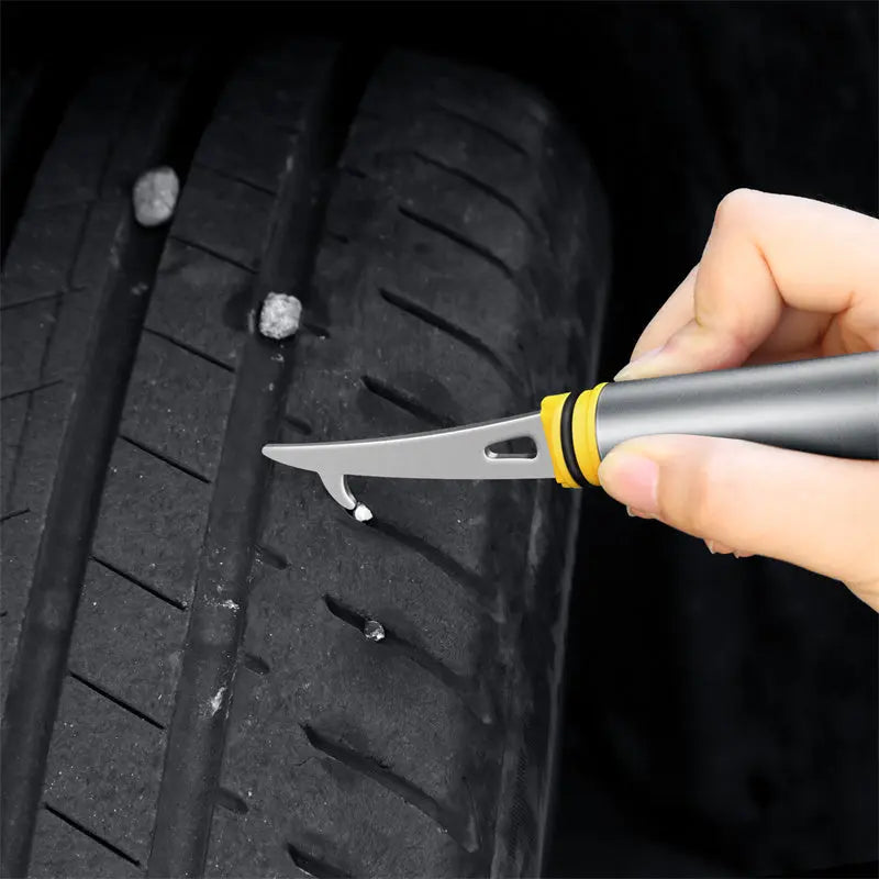 Multifunctional Car Cleaning Kit Car Detailing Brush Window Breaker Tire Cleaning Hook Cleaner Air Vent Cleaning Tools Car Accessories Park it