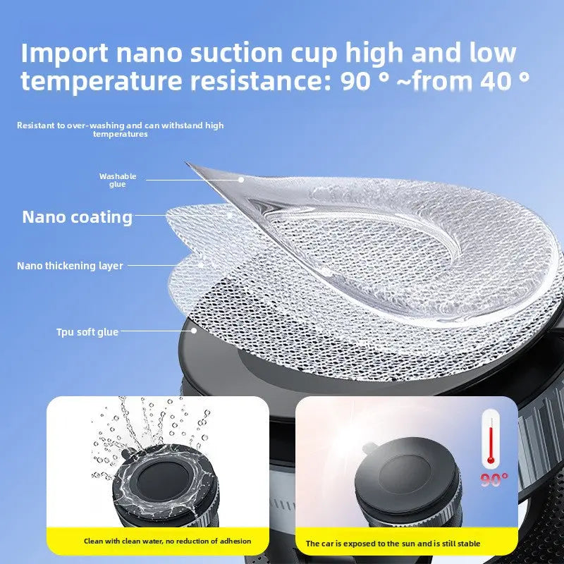 Vacuum epoxy resin adsorption magnetic car mobile phone stand Park it