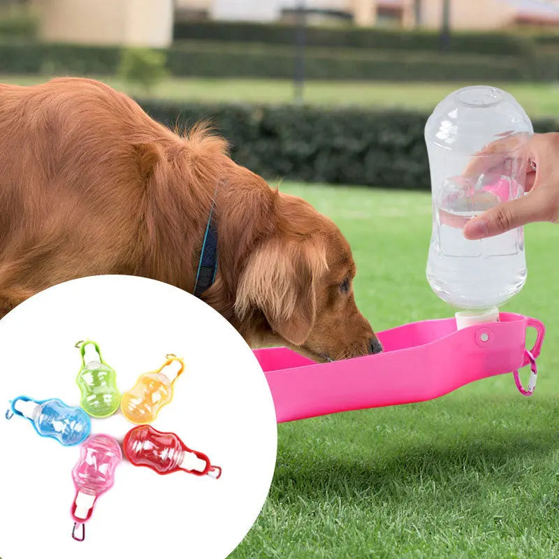 Travel-type Pet Plastic Waterer Park it