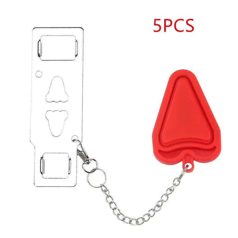 New Portable Door Safety Latch Lock Metal Home Room Hotel Anti Theft Security Lock Travel Accommodation Door Stopper Hardware - Park it
