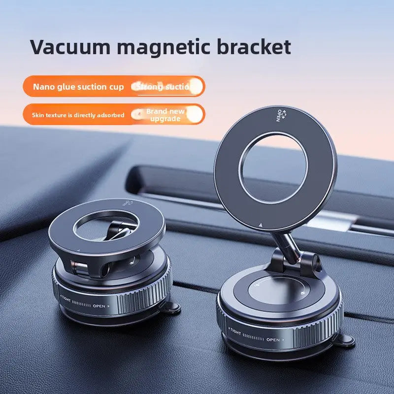 Vacuum epoxy resin adsorption magnetic car mobile phone stand Park it